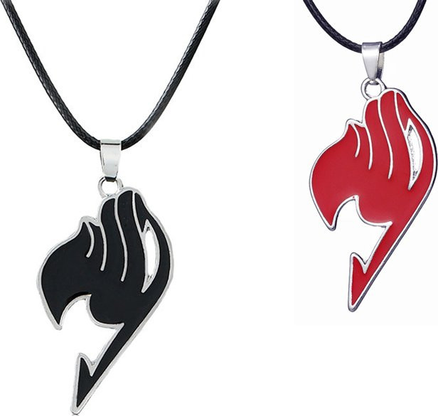 Halskette Anhänger Metalllegierung, Silber, Anime Fairy Tail - Bild 1