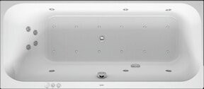 Duravit Whirlwanne Happy D.2 in Weiß, B/T: 170 x 75 cm - Bild 1