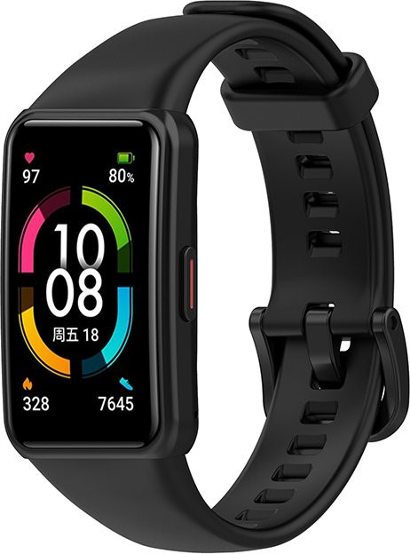 NEY Uhrenarmband für Huawei Band 8, Silikon, Schwarz, Unisex - Bild 1