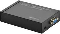 Digitus VGA-UTP-Extender Set DS-53400 in Schwarz zur VGA-Verlängerung über Ethernet/LAN mit 3,5 mm Klinke und 300 m Reichweite - Bild 2