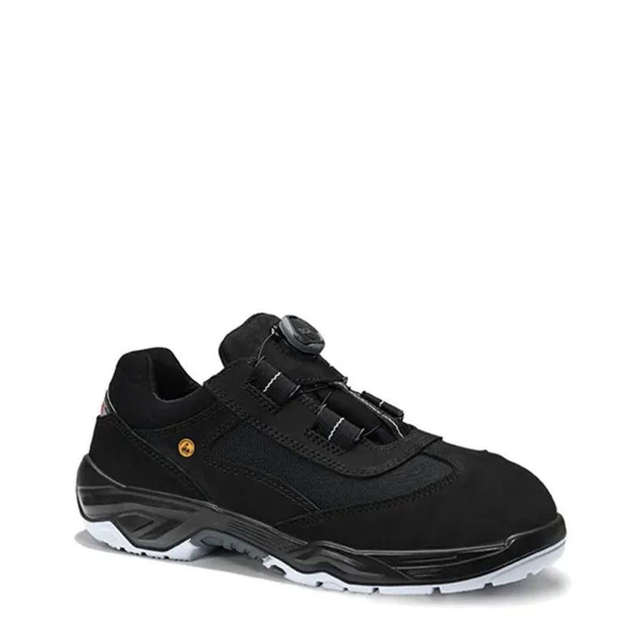 Elten Sicherheitshalbschuh Dustin Boa Low ESD S3 aus Leder in Schwarz, Größe 39 - Bild 2