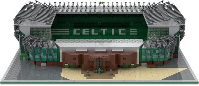 SixBricks Celtic Park Schottischen Fußball Club Baustein Set, Architektur Spielzeug - Bild 1