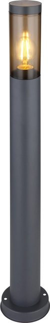 GLOBO Lighting Außenleuchte Boston aus Edelstahl und Kunststoff in Anthrazit, E27, IP44 - Bild 1
