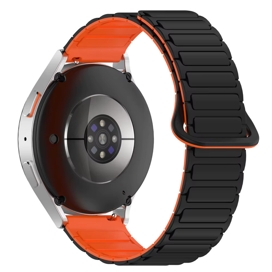 Uhrenarmband Silikon, Schwarz, Unisex, 20mm 22mm - Bild 2