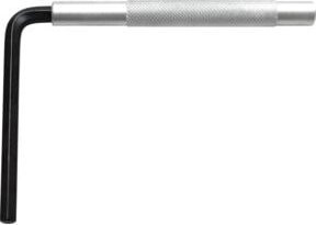 BGS Winkelschlüssel für Bremssättel mit Innensechskant 7 mm in Silber - Bild 1