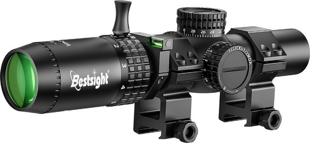 Nabila 1-5x24 SFP LPVO Jagdvisier Taktisches Optikvisier in Schwarz - Bild 1