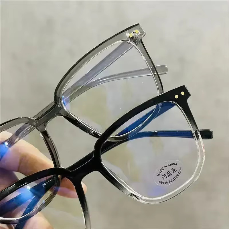 SNQP Lesebrille Square, Vollrand, Kunststoff, Schwarz, Unisex, Blaulichtfilter - Bild 2