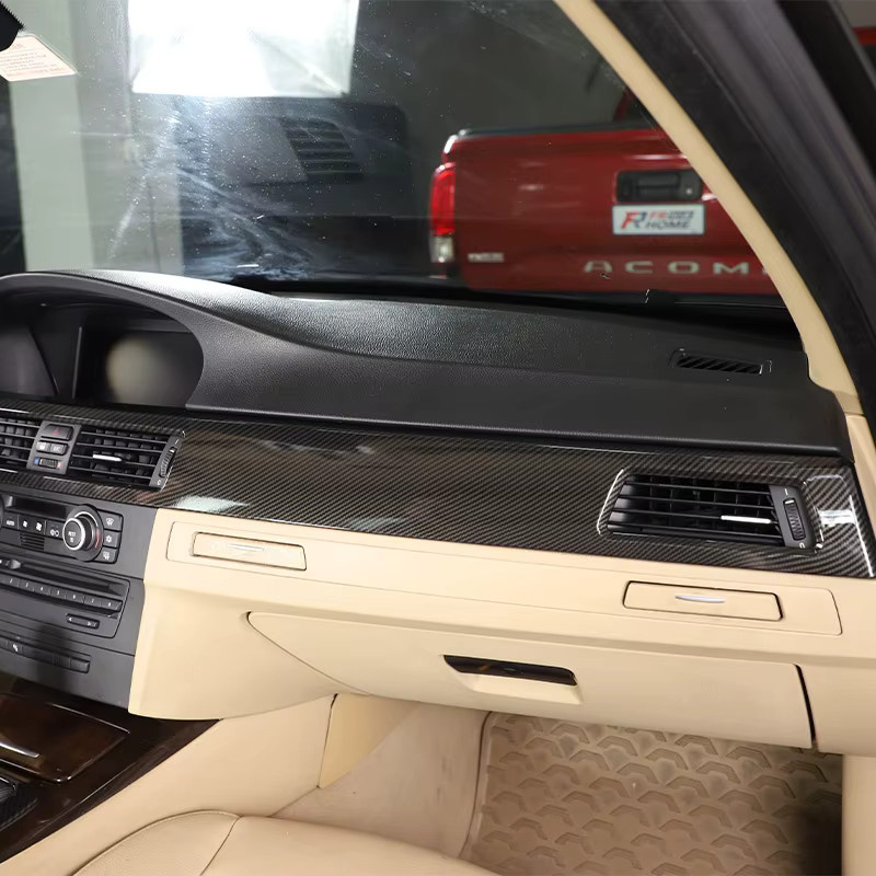 Dashboard Lüftungsdüsen Abdeckung in Carbon Optik für BMW 3er E90 (2005-2012) von owntycar, Schwarz - Bild 2