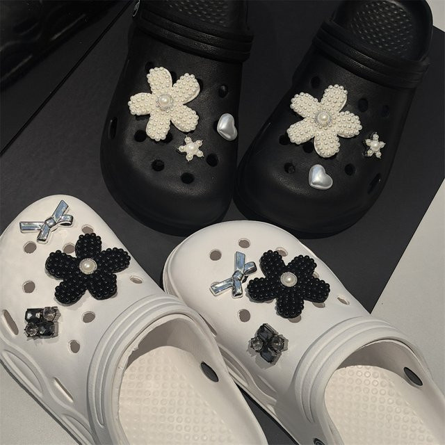 SMATLELF Schuh-Charms-Set, Perlen-Schuhblumen, Damen - Bild 1