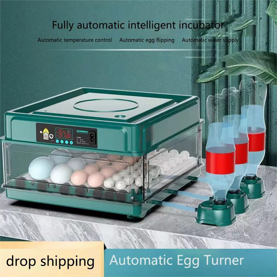 Avehrit Automatischer 15-Eier-Inkubator mit Schubladendesign und digitaler Temperatur- und Feuchtigkeitsüberwachung für Hühner, Enten, Gänse und Wachteln - Bild 5