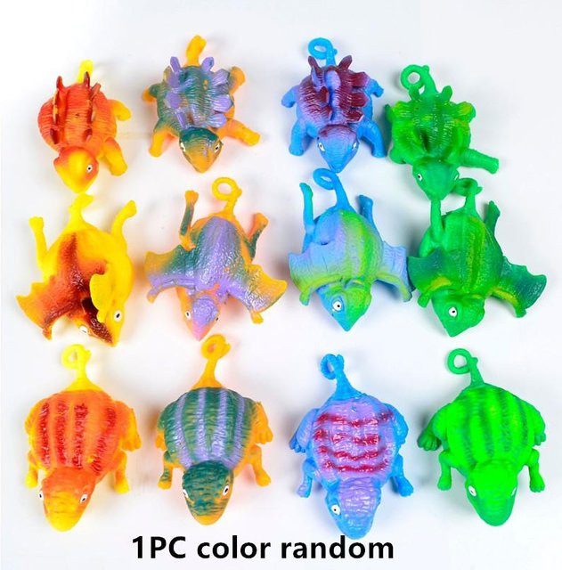 Bai Fen Bai Toys Dinosaurier Tiere Aufblasbare Entlüftungsbälle, multicolour - Bild 1