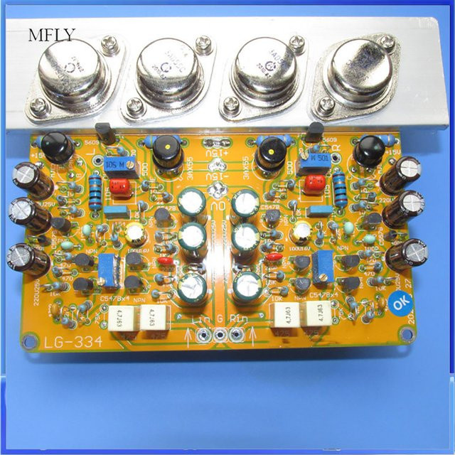 XMSJ Stereo Verstärkerplatine 3AD55 mit Germaniumröhren, 20W Leistungsverstärker mit diskreten Komponenten und homopolar-symmetrischer Bauweise - Bild 1
