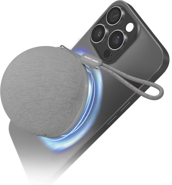 SBS MagSafe-kompatibler kabelloser Bluetooth-Lautsprecher mit 3W Leistung, Weiß - Bild 1