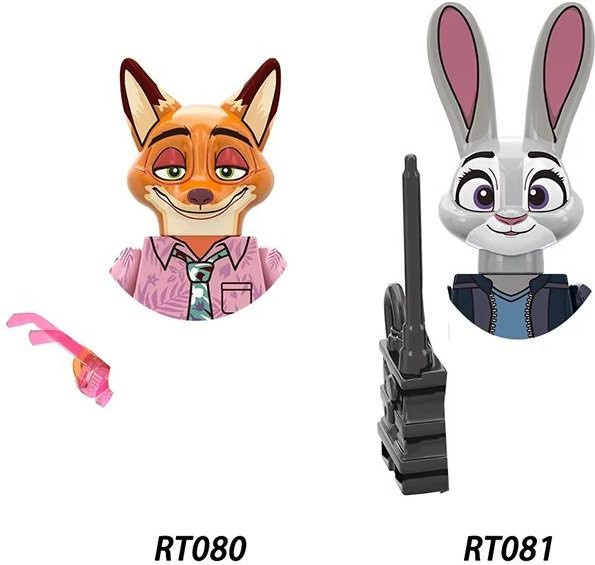 Disney Zootopia Nick Judy, Bausteine Figuren, Einzelfigur - Bild 1
