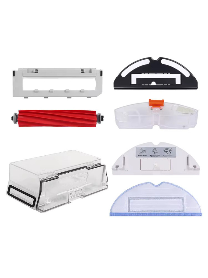 Roborock Ersatzteil-Set für S7, S70, S75, T7S, T7S Plus und G10 mit Staubbehälter, Wassertank, Bürstenabdeckung und Mopphalterung in Multicolour - Bild 3