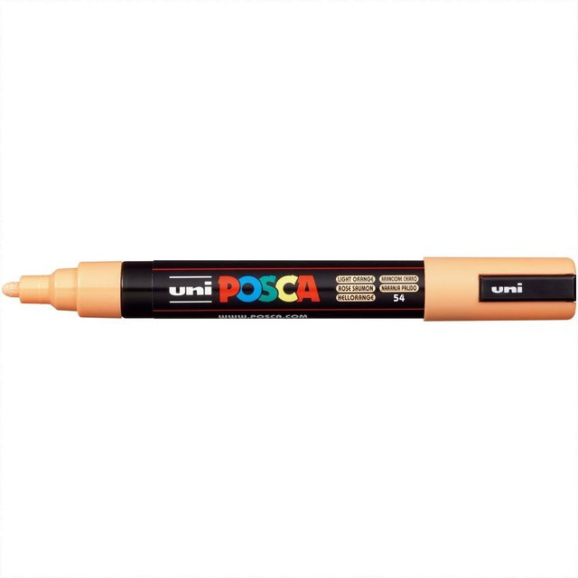 uni POSCA-Marker PC-5M Permanentmarker mit 1,8-2,5mm Spitze in Hellorange - Bild 1