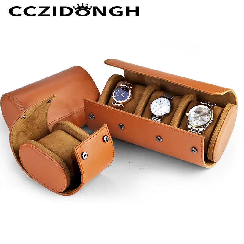 CCZIDONGH Uhrenaufbewahrungsbox, Vintage-Leder, Unisex - Bild 3