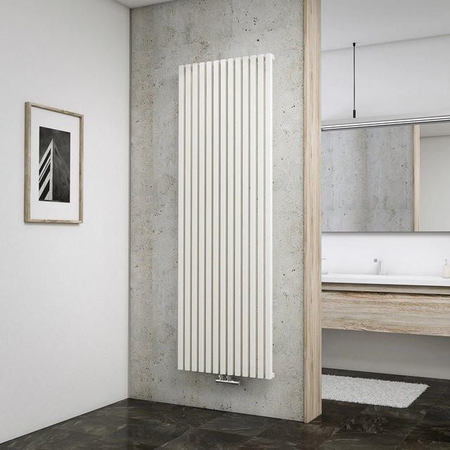 Schulte Design-Heizkörper Lyon in Pearl-Weiß mit 1422 W Leistung, H x B: 180,6 x 60,6 cm - Bild 1