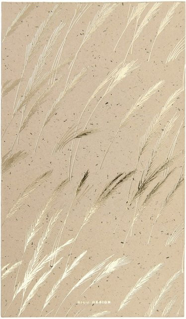 Rico Design Notizblock In the Meadow Cappuccino Softcover mit 50 Blatt in Beige und Gold - Bild 1