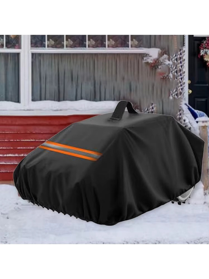 VIBRATITE Schutzhülle für Roboter-Rasenmäher aus wasserdichtem Polyester, Schwarz, B/T/H: 83 x 62 x 43 cm - Bild 6