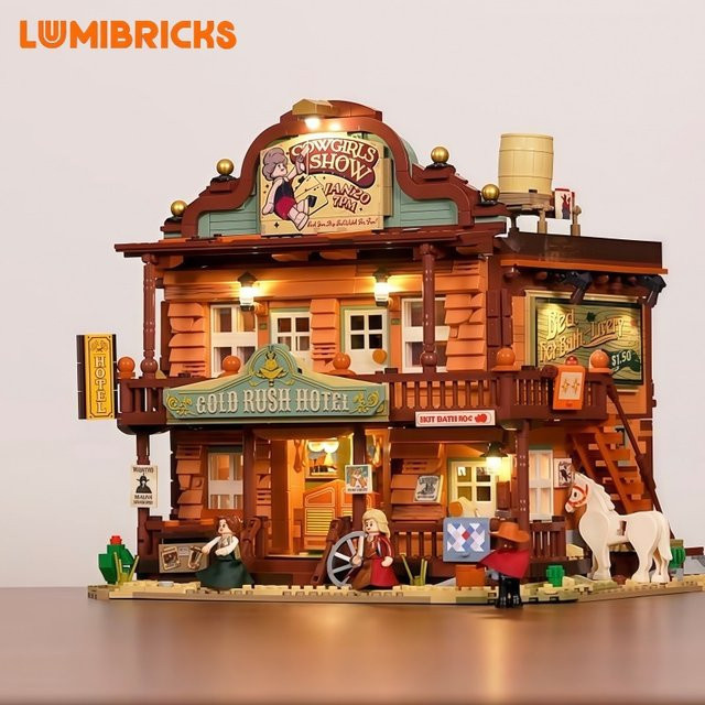 Lumibricks Western Inn, Bausteine, Western, Konstruktion - Bild 1