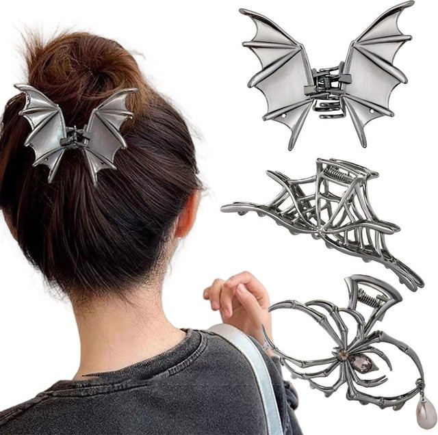 YULIN Haarklammern, Fledermaus, Legierung, Damen, Mädchen - Bild 1
