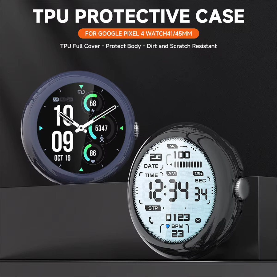 FancyWrist Hülle für Google Pixel Watch 4, TPU, Schwarz, Unisex - Bild 5