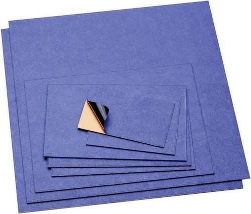 Bungard Basismaterial 120106E33 einseitig 35µm Fotobeschichtung positiv, Farbe: Blau, B: 100 mm, L: 160 mm - Bild 1