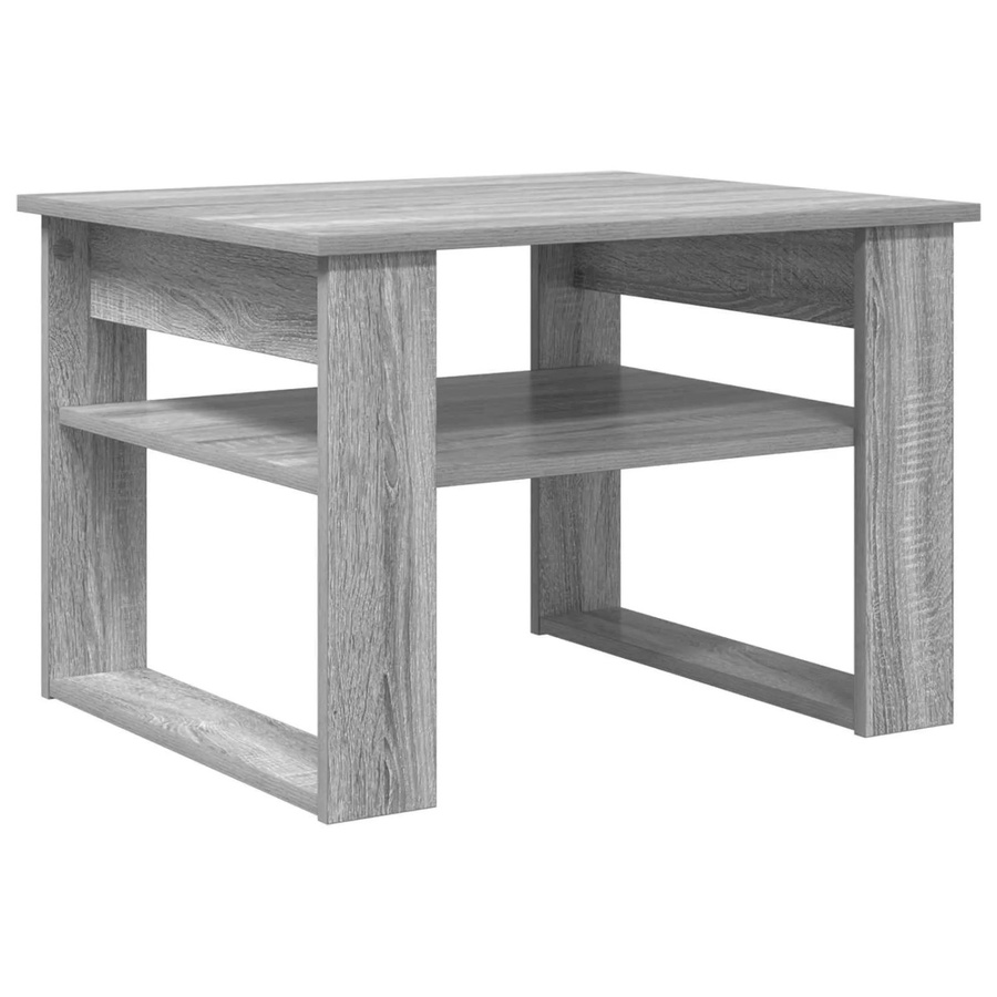 vidaXL Couchtisch modern in Grau Sonoma, rechteckig aus Holzwerkstoff, B: 64 cm, T: 54 cm, H: 44 cm - Bild 2
