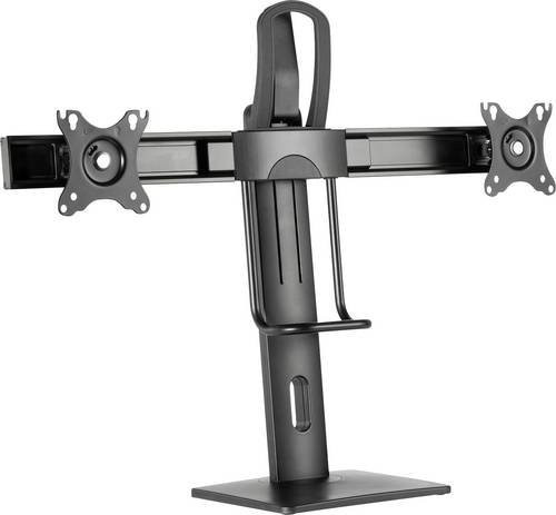My Wall Monitor-Tischhalterung HL 19L Schwarz für 1 Display von 43,2 cm bis 68,6 cm, drehbar, neigbar und schwenkbar, VESA 75x75 mm - Bild 1