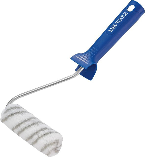 LUX-TOOLS Dispersionsroller aus Polyester Kurzflor, Farbe: Blau, Breite: 10 cm - Bild 1