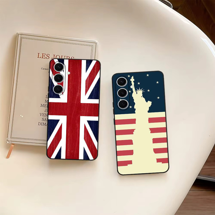 Handyhülle mit britischer UK-Flagge für Samsung Galaxy S24 FE, S25 Ultra, S23, S22 Ultra 5G und weitere Modelle, Mehrfarbig - Bild 3