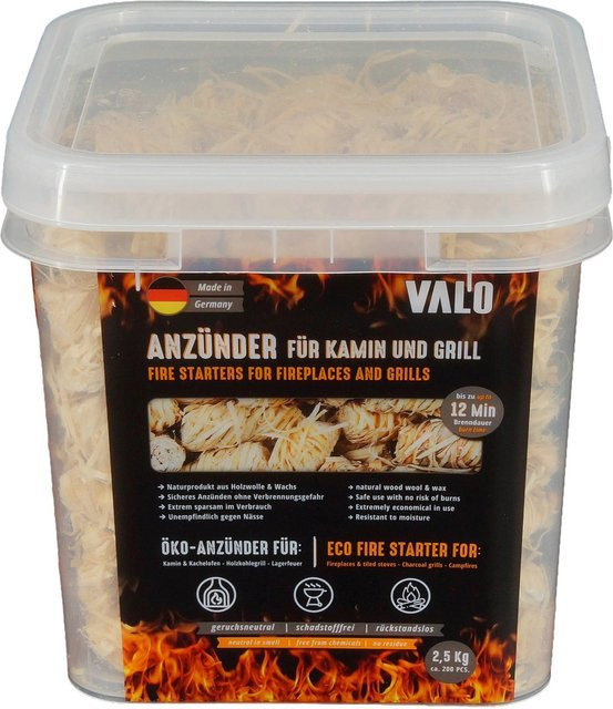 Valo Anzünder im Eimer, 2,5 kg - Bild 1