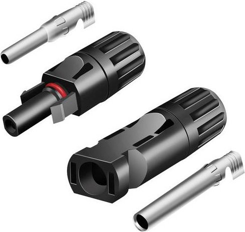 LogiLink PHC0300 MC4-Set Solar-Stecker in Schwarz - Bild 1
