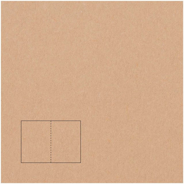 Rico Design Paper Poetry Klappkarten Essentials B6 5 Stück Cappuccino - Bild 1
