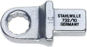Stahlwille Ring-Einsteckwerkzeug SW 10 mm in Silber mit Werkzeugaufnahme 9 x 12 mm und einer Länge von 17,5 mm - Bild 1