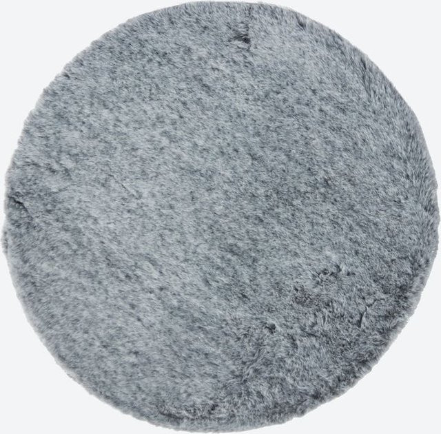Rundes Stuhlkissen von home_deluxe in Grau mit Schaumstofffüllung, Durchmesser: 38 cm - Bild 1