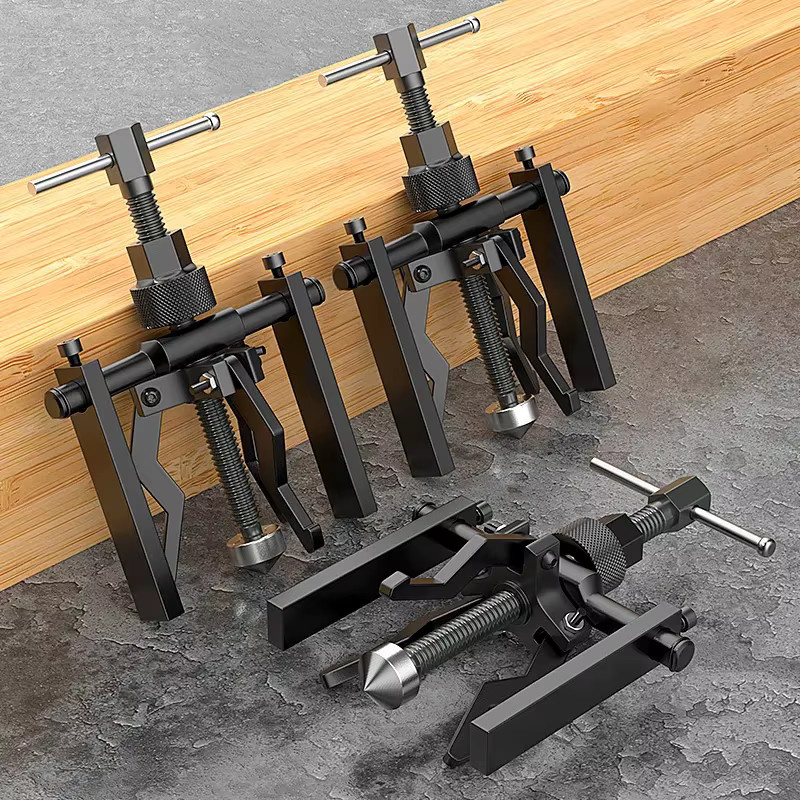 Deli Heavy Duty 3-Klauen Abzieher Schwarz Professionelles Werkzeug für Getriebe an Fahrrad und Motorrad - Bild 2