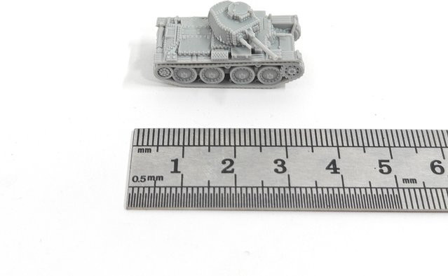 Tusk Model Panzer 38(t) Modellbausatz, Maßstab 1:144 - Bild 1