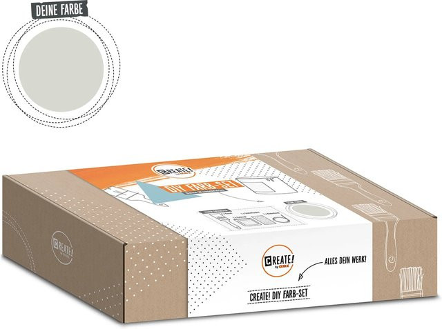 CREATE! by OBI DIY Farb-Set Wintergrau, matt, 125 ml - Bild 1