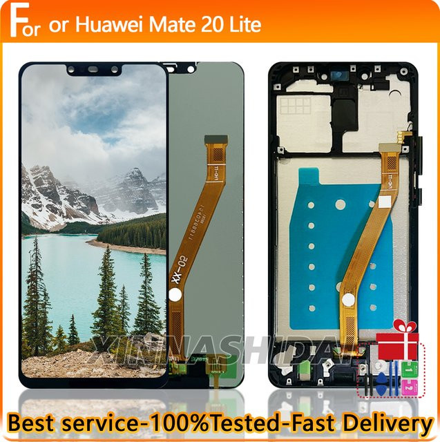 Huawei Mate 20 Lite Ersatz LCD Display mit Touch Screen Digitizer in Schwarz, 6,3 Zoll - Bild 1