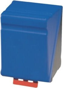 Gebra Gebotsbox aus ABS-Kunststoff in Blau mit Gebotszeichen, wasserdicht, B/T/H: 23,6 x 31,5 x 2,0 cm - Bild 1
