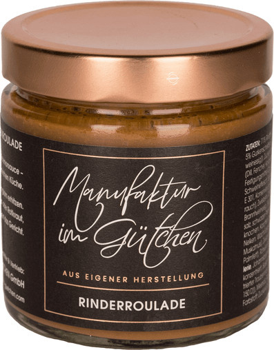 Manufaktur im Gütchen Rinderroulade in Sauce 350 g - Bild 1