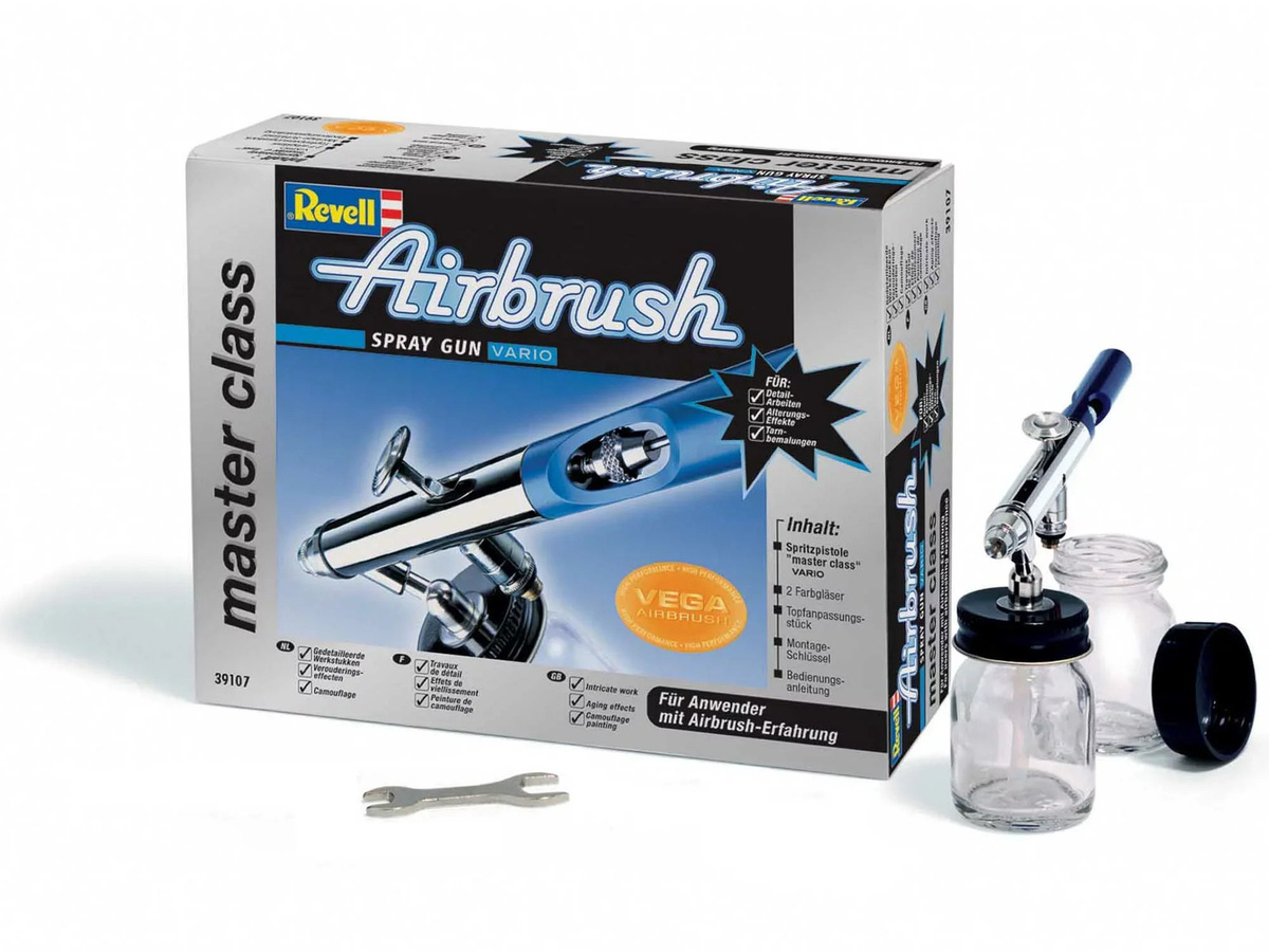 Revell Master Class Vario Airbrush Spray Gun, Metall - Bild 3