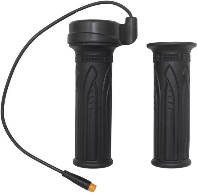 Risdar E-Bike Gasgriff mit wasserdichtem 3-Pin Stecker in Schwarz - Bild 1