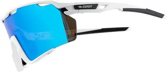 Gist Nova Monture Sonnenbrille, semi_rimless, unisex, white, blue, plastic - Bild 1