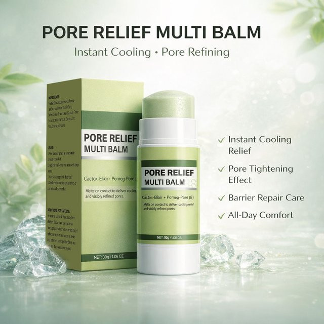 SAUVASINE Poren-Entlastungs-Multi-Balm-Stick, Gesichtsbalsam mit Kaktusextrakt, Unisex - Bild 1