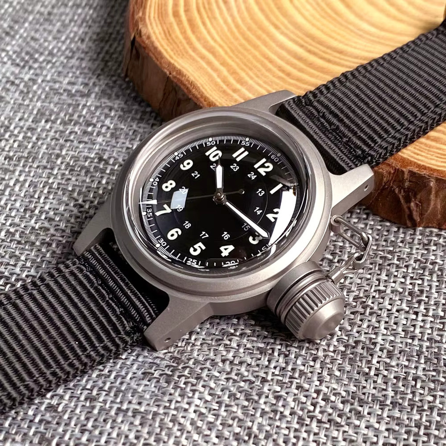 Tandorio Armbanduhr Automatik, Edelstahl, 36 mm, Schwarz, Herren - Bild 4