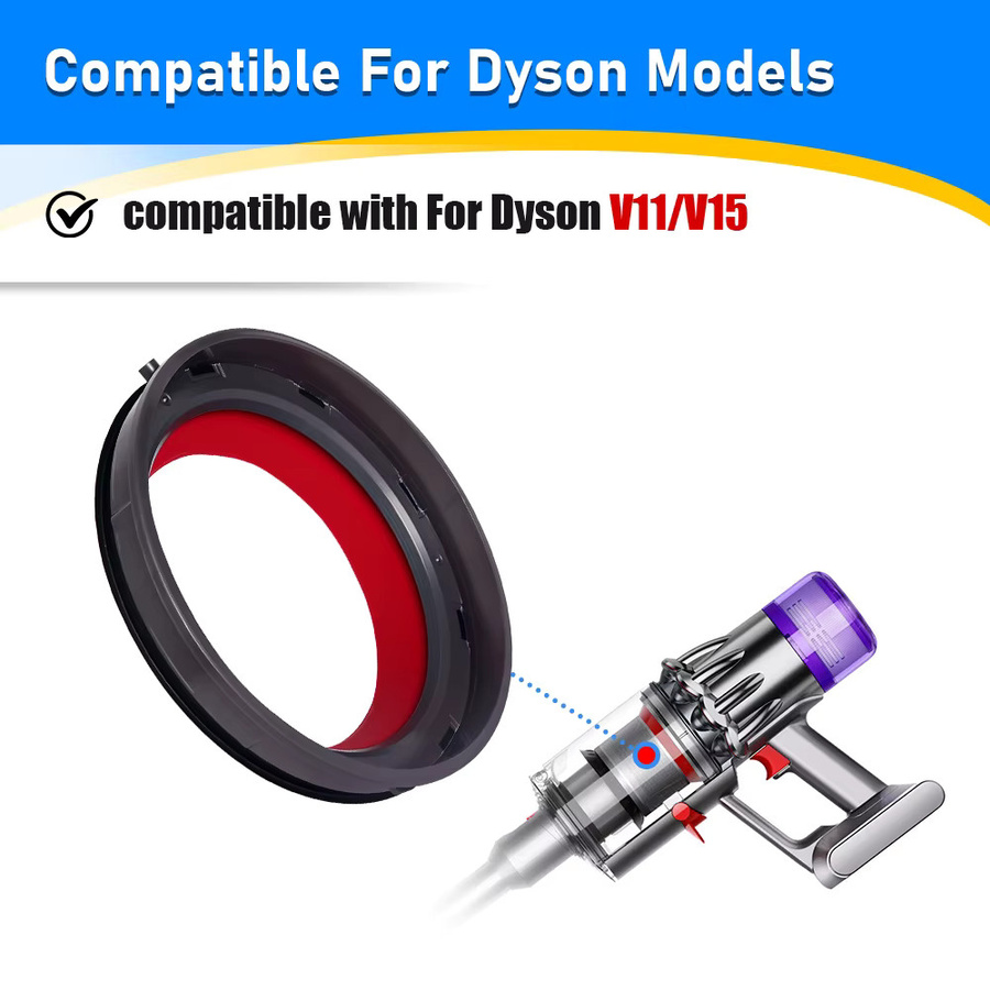 Dyson Staubsammelbehälter mit festem Dichtungsring für V11 V15 SV14 SV15 SV22 Staubsauger - Bild 2