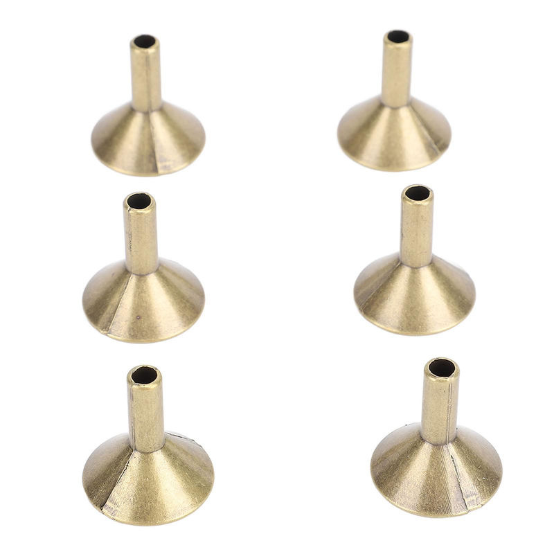 100 Stück OutsideWorld Räucherstäbchenhalter aus Metall in Gold, Trichterform Kegelablage für Teehaus - Bild 2